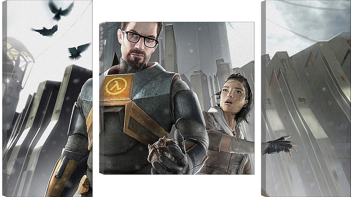 Модульная картина - Half-Life 2
