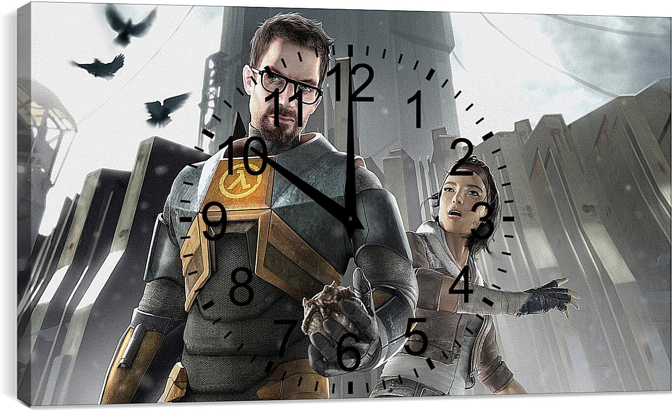 Часы картина - Half-Life 2
