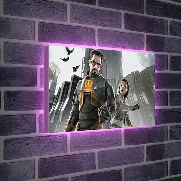 Лайтбокс световая панель - Half-Life 2
