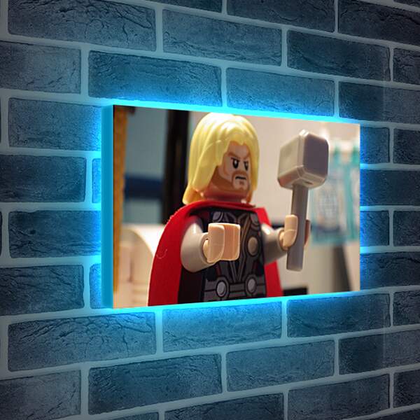 Лайтбокс световая панель - Lego Marvel Super Heroes
