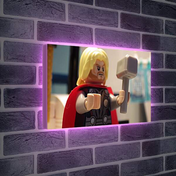 Лайтбокс световая панель - Lego Marvel Super Heroes
