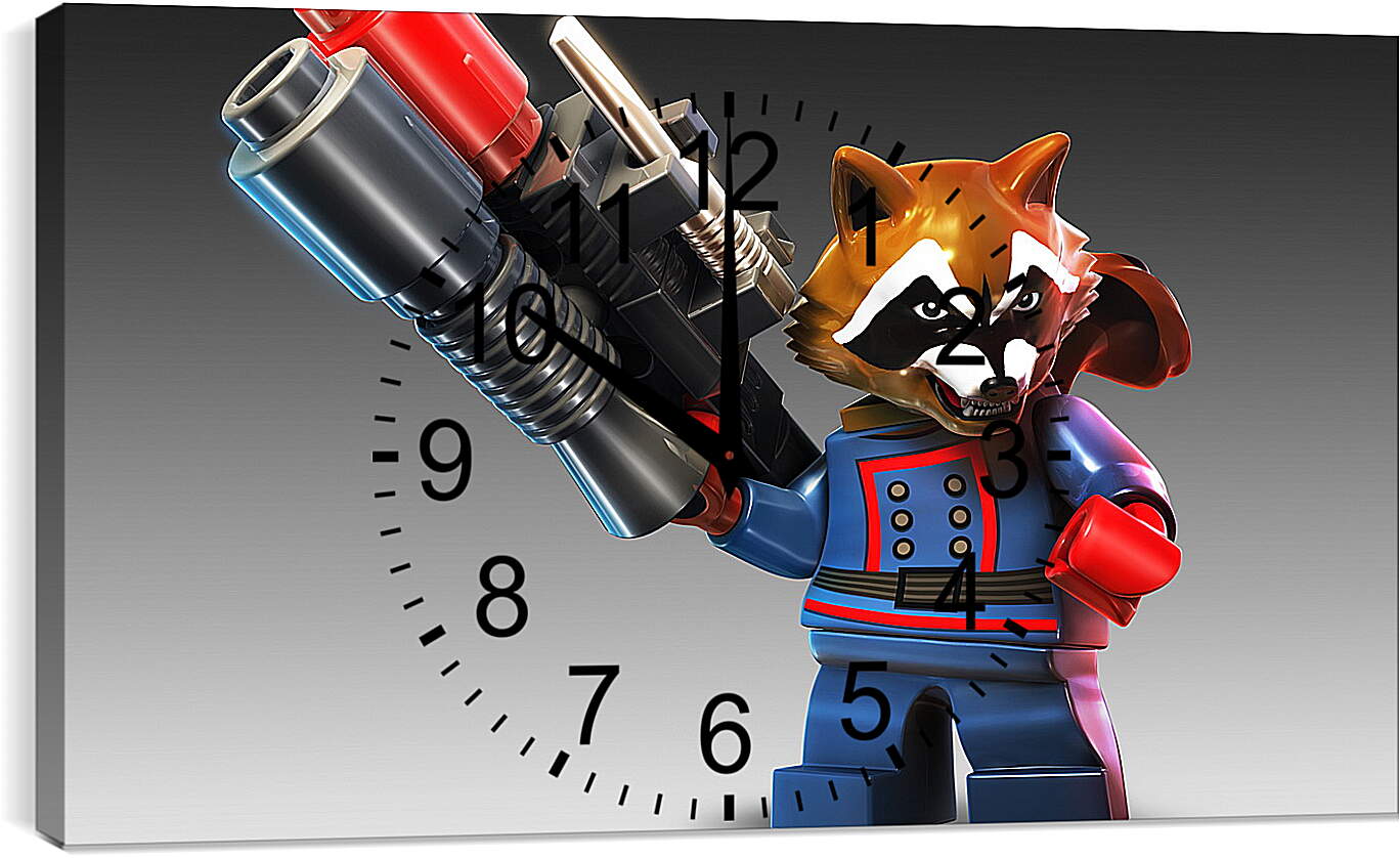 Часы картина - Lego Marvel Super Heroes
