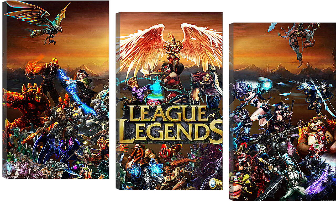 Модульная картина - League Of Legends
