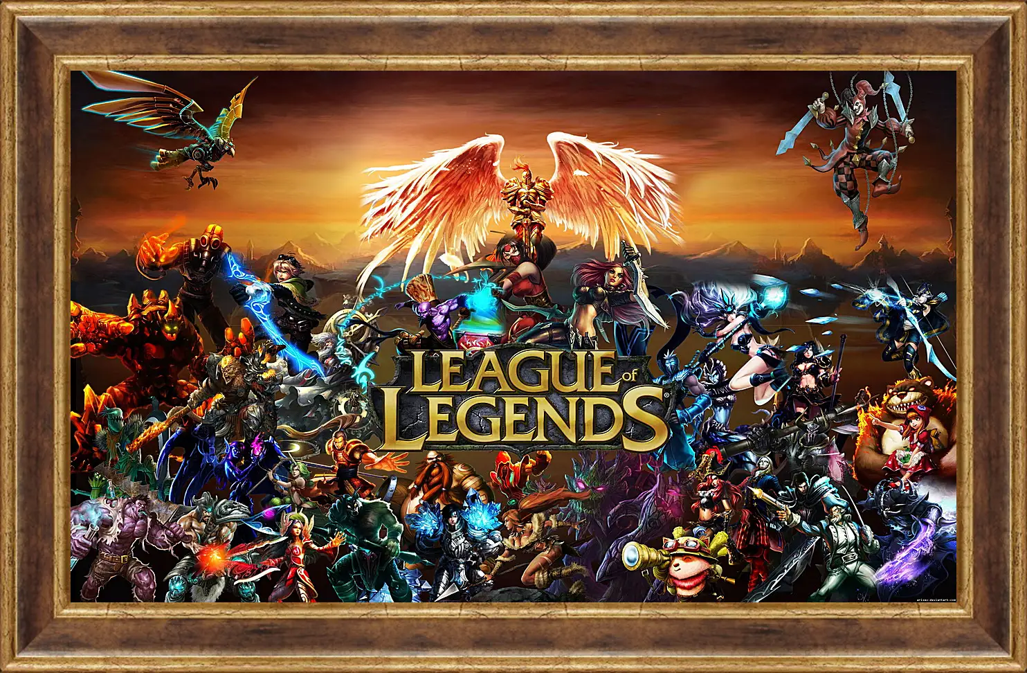 Картина в раме - League Of Legends
