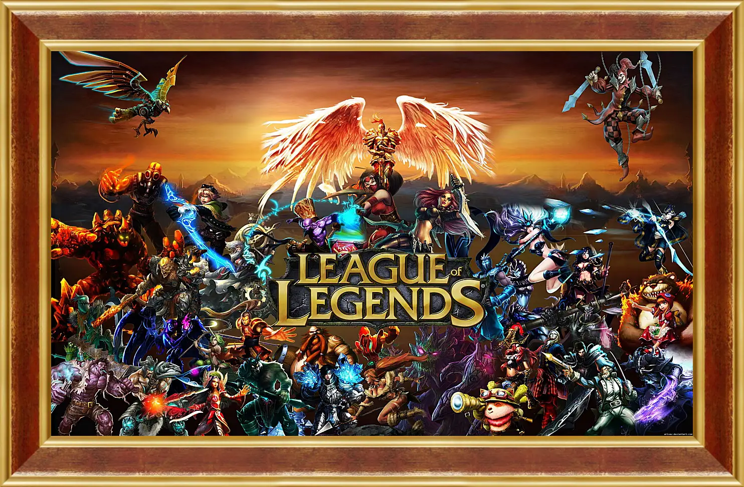 Картина в раме - League Of Legends
