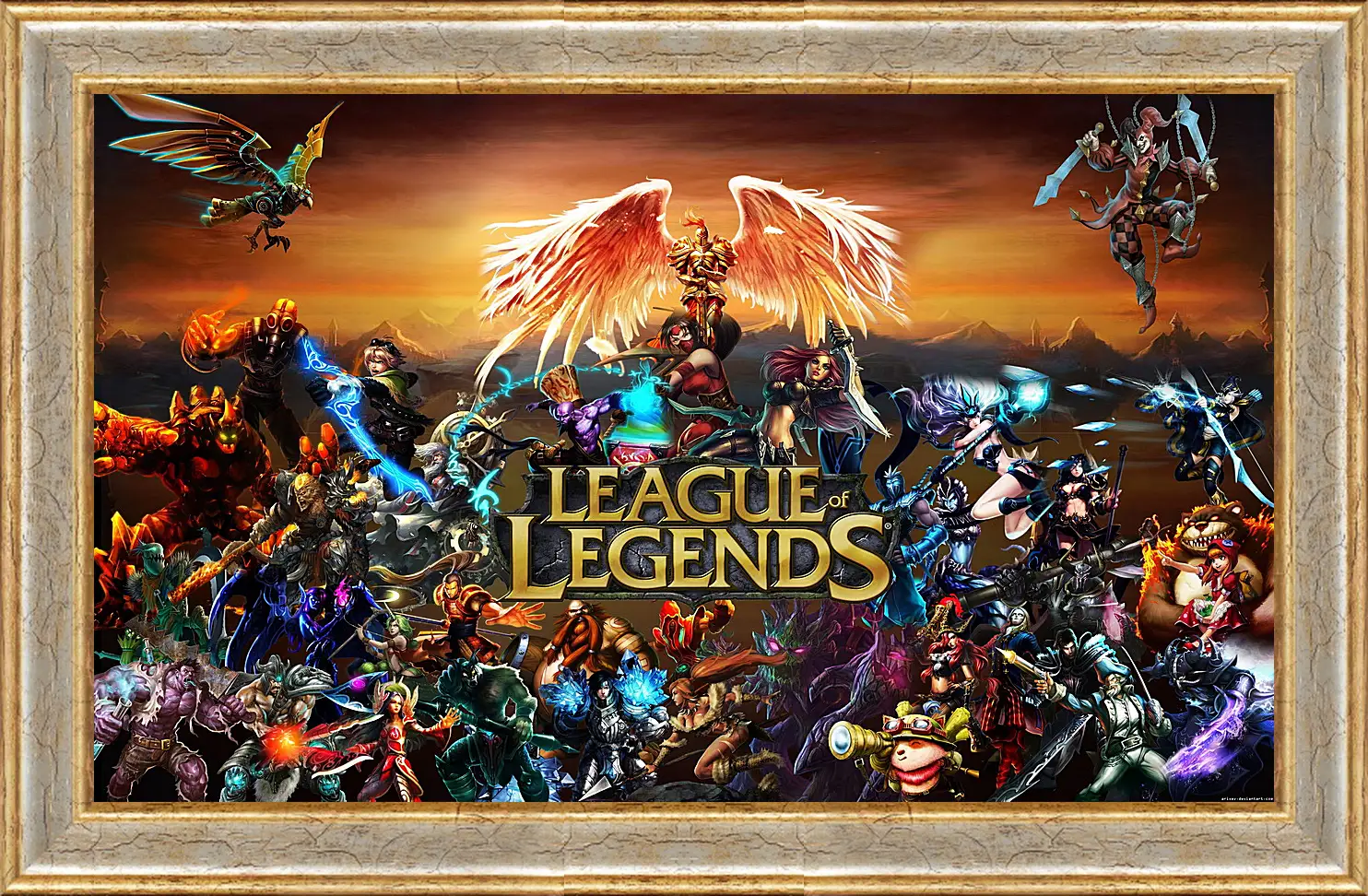 Картина в раме - League Of Legends
