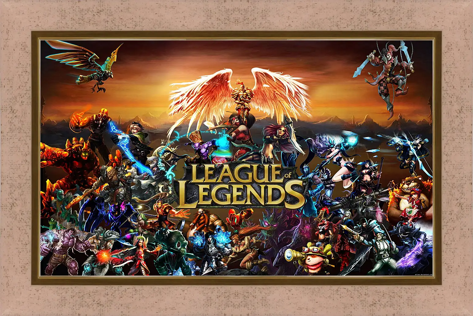 Картина в раме - League Of Legends
