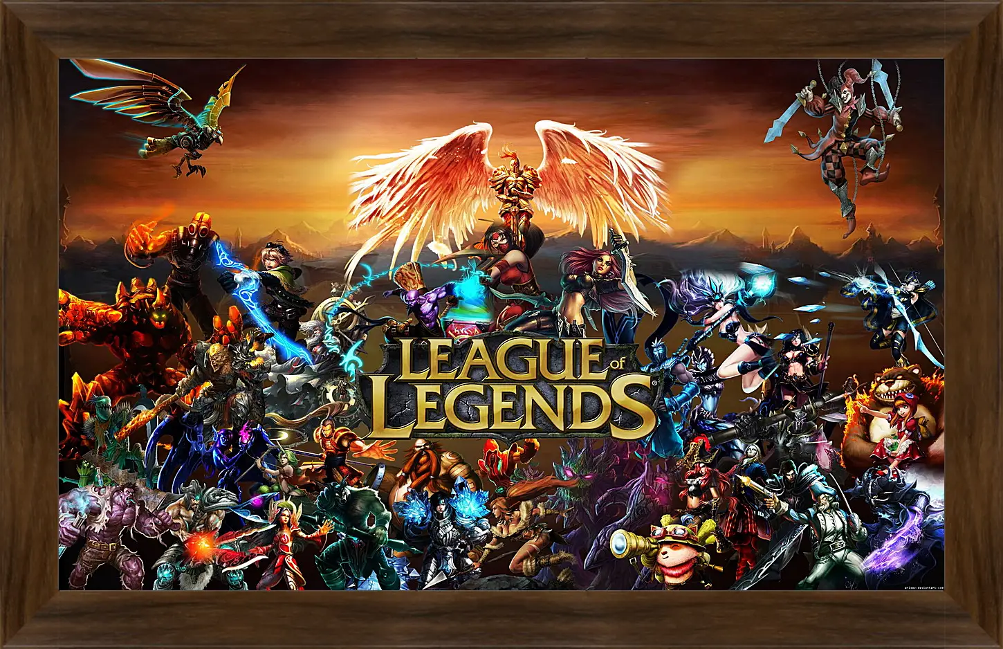 Картина в раме - League Of Legends
