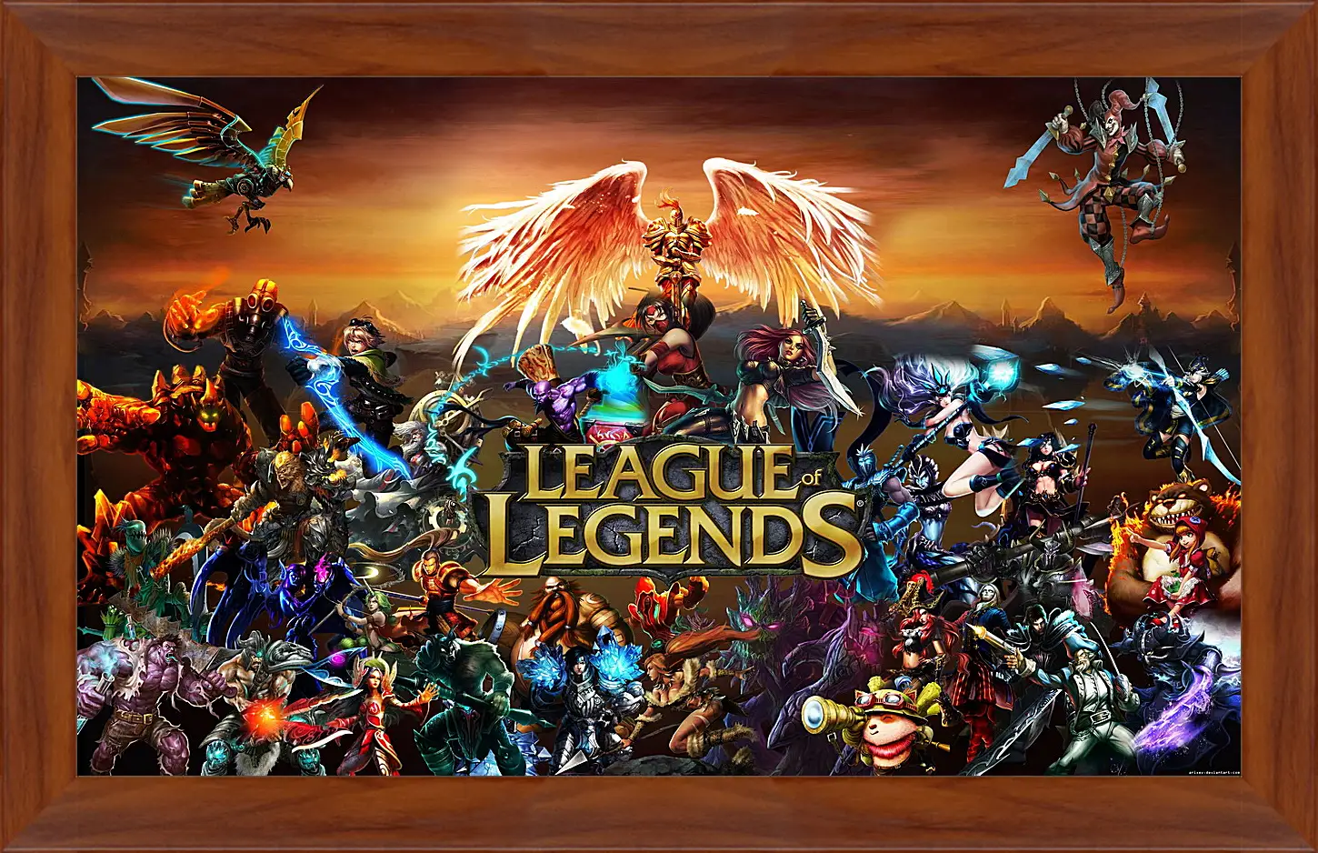 Картина в раме - League Of Legends
