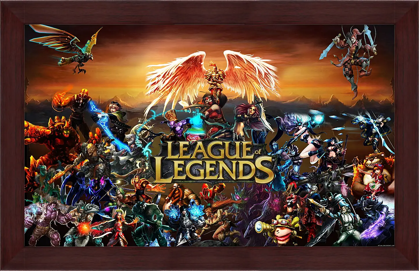 Картина в раме - League Of Legends
