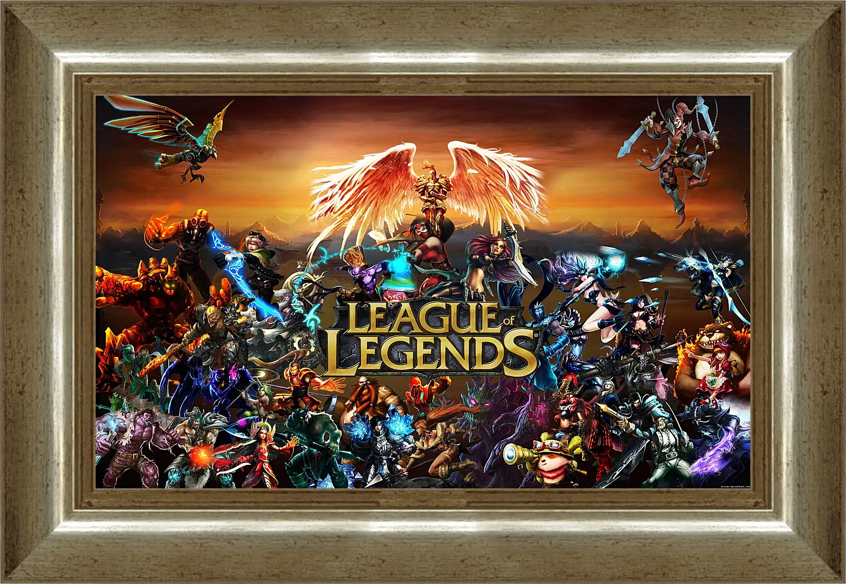 Картина в раме - League Of Legends
