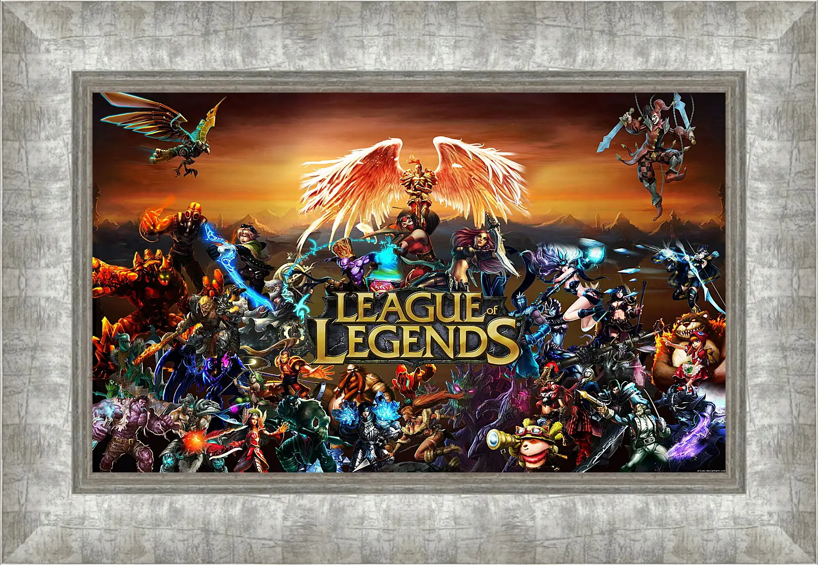 Картина в раме - League Of Legends
