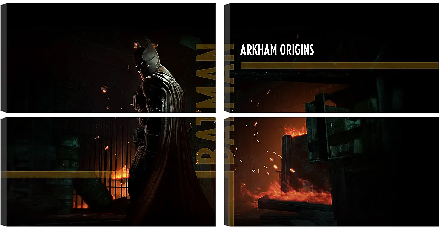 Модульная картина - Batman: Arkham Origins