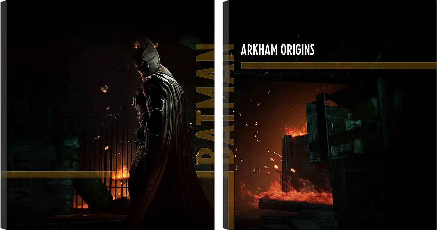 Модульная картина - Batman: Arkham Origins