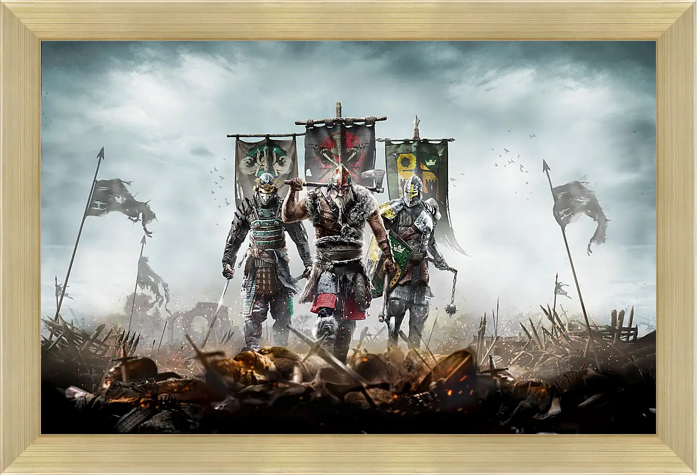 Картина в раме - For Honor
