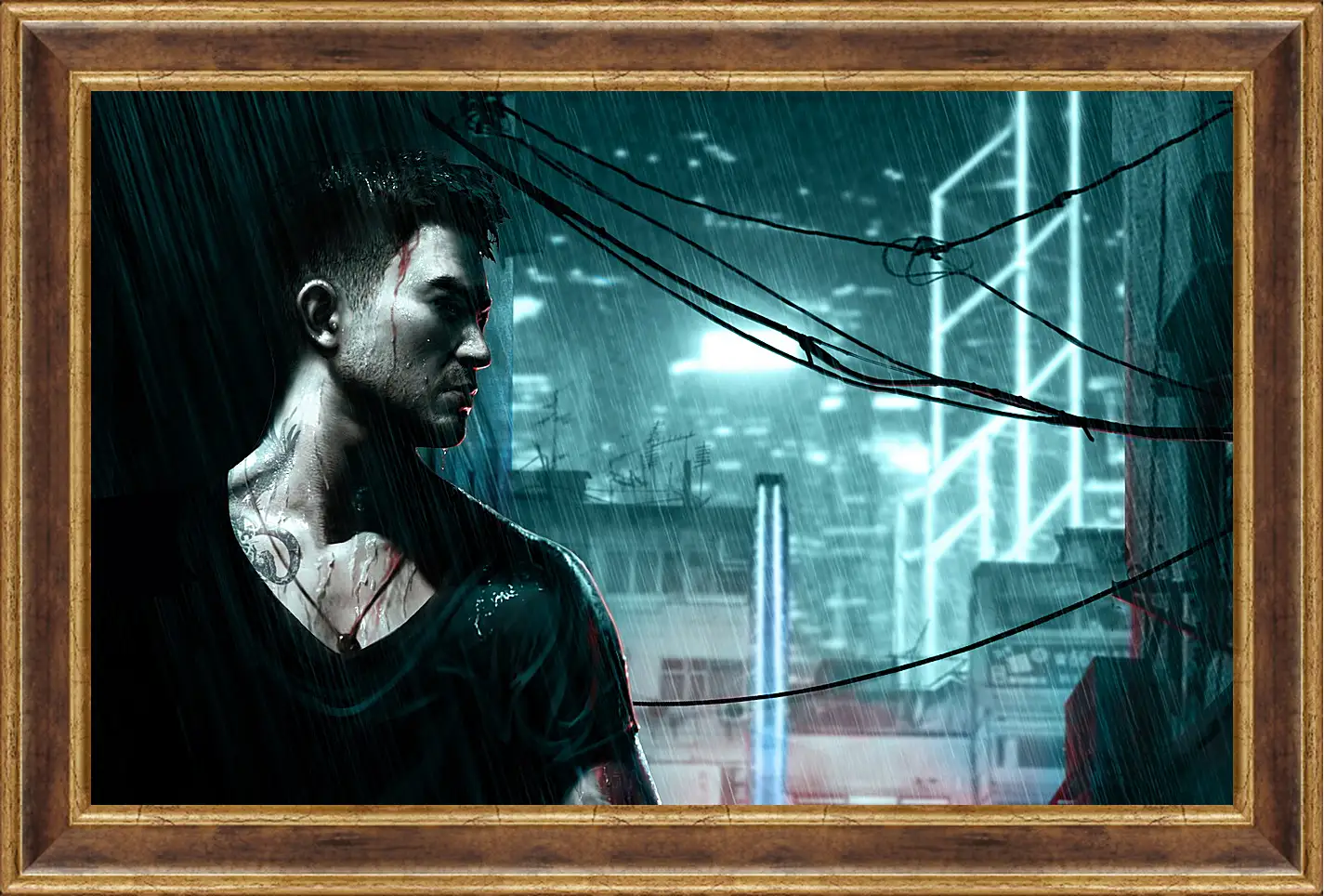 Картина в раме - Sleeping Dogs 
