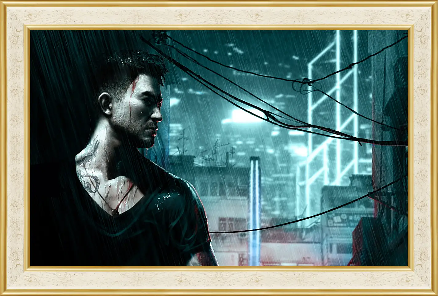 Картина в раме - Sleeping Dogs 
