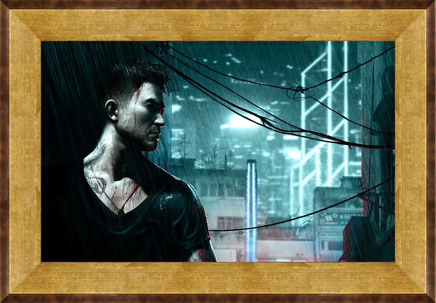 Картина в раме - Sleeping Dogs 
