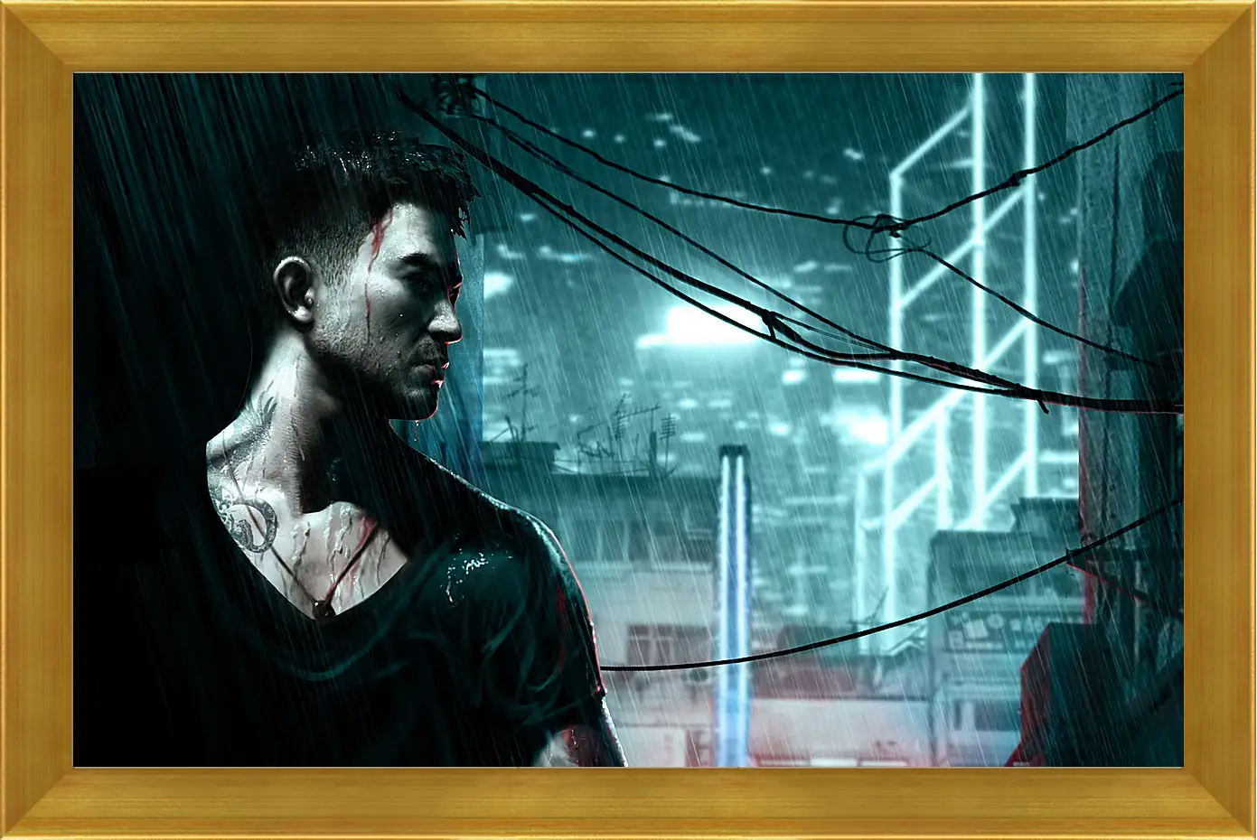 Картина в раме - Sleeping Dogs 
