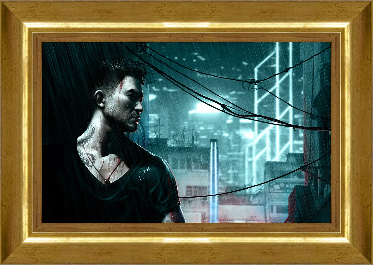 Картина в раме - Sleeping Dogs 
