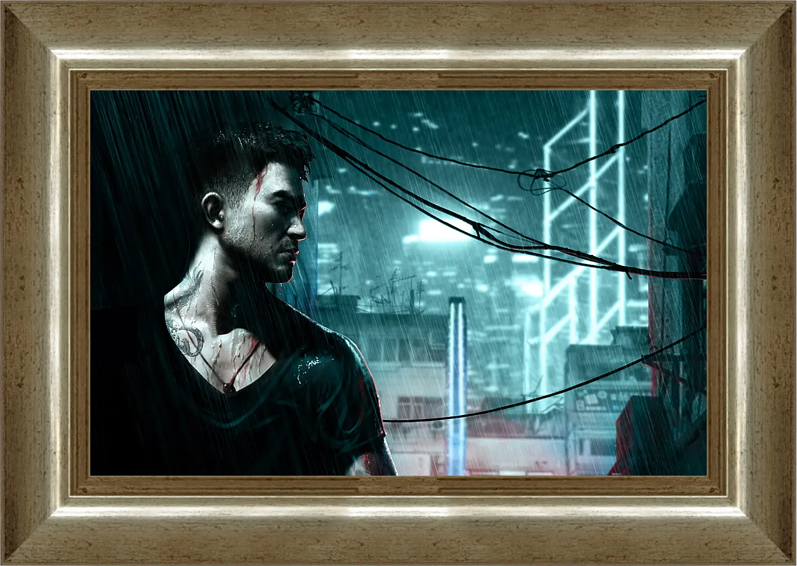 Картина в раме - Sleeping Dogs 
