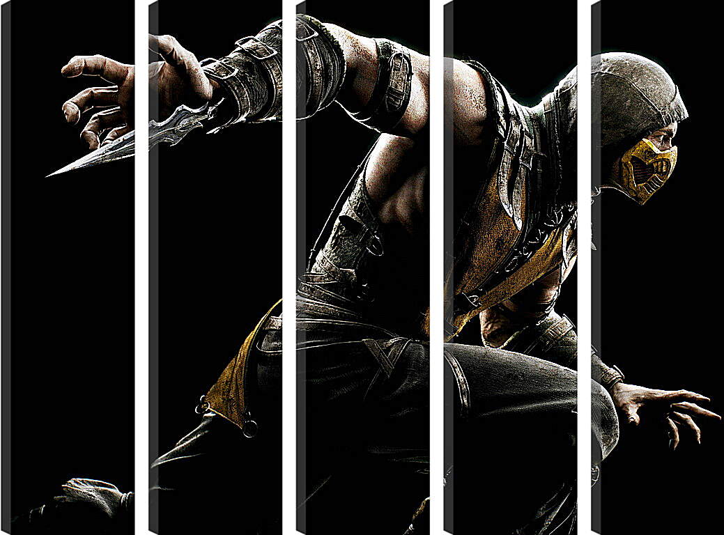Модульная картина - Mortal Kombat X, Scorpio