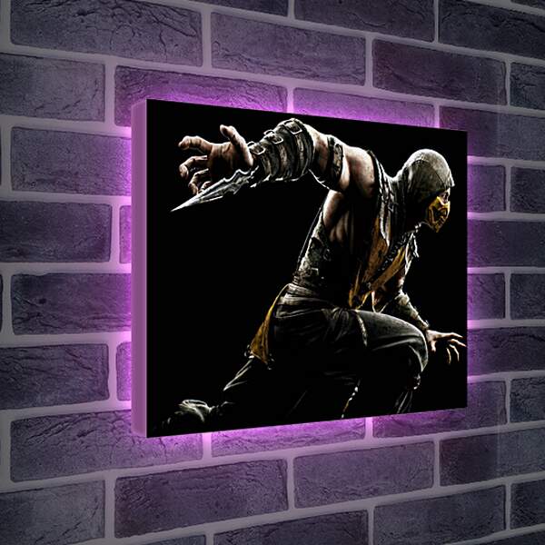 Лайтбокс световая панель - Mortal Kombat X, Scorpio