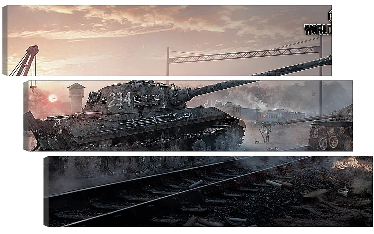 Модульная картина - World Of Tanks