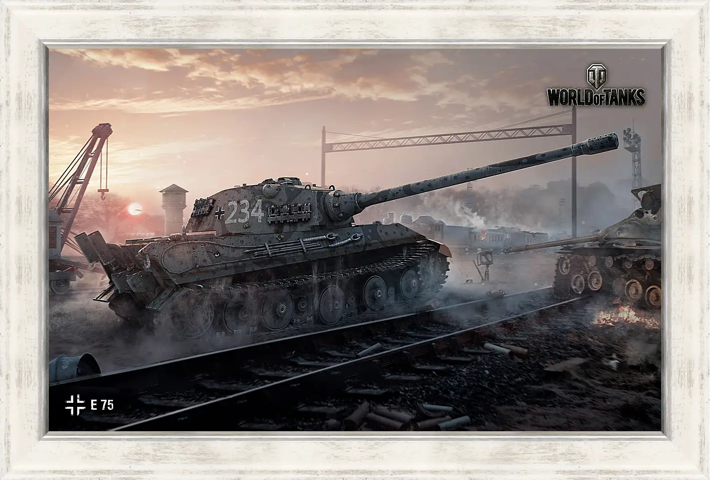 Картина в раме - World Of Tanks