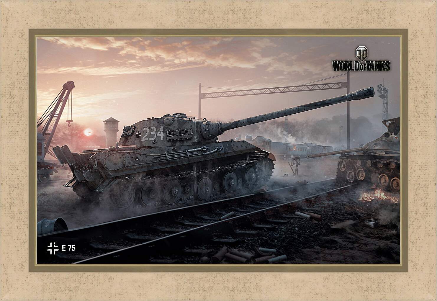 Картина в раме - World Of Tanks