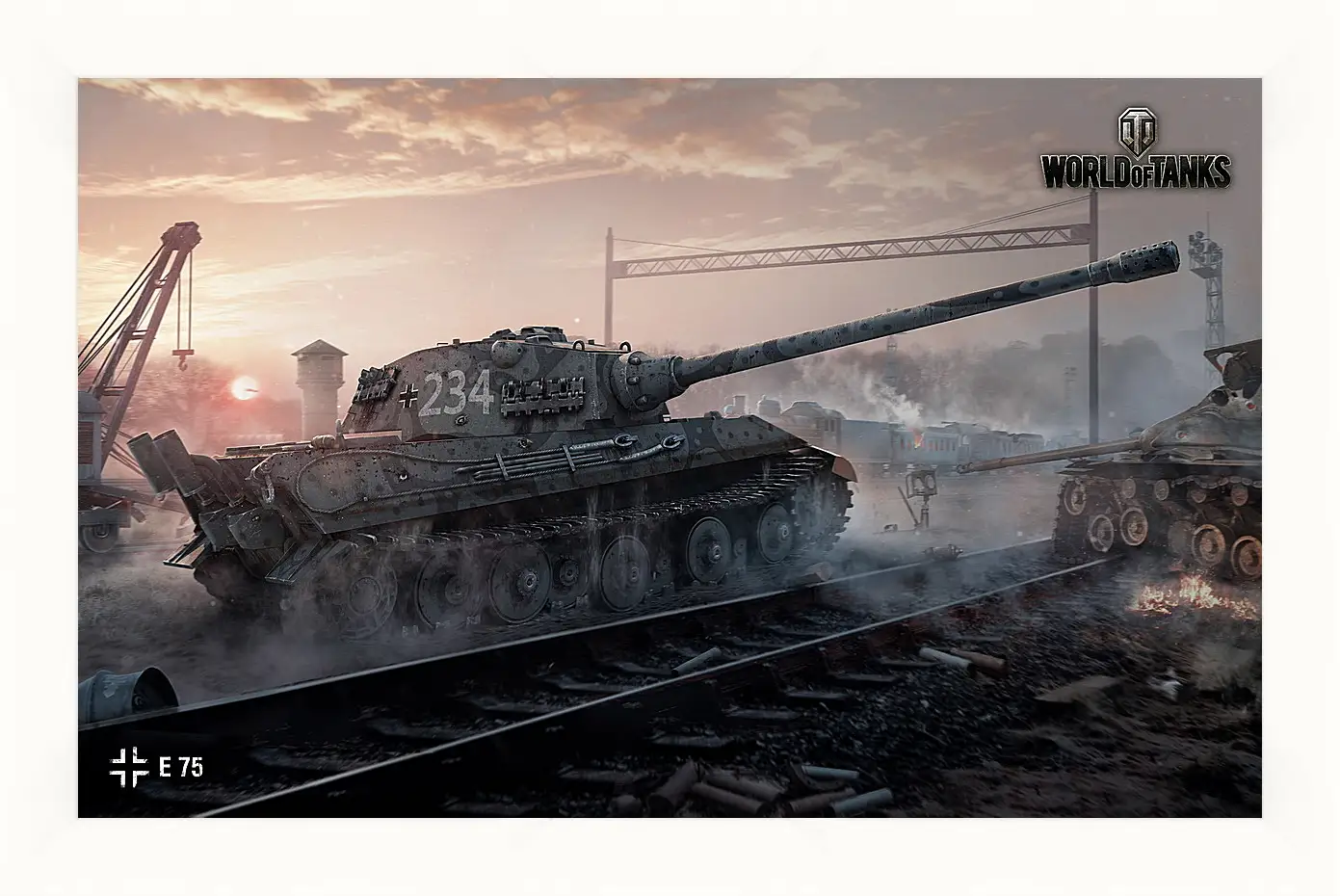 Картина в раме - World Of Tanks