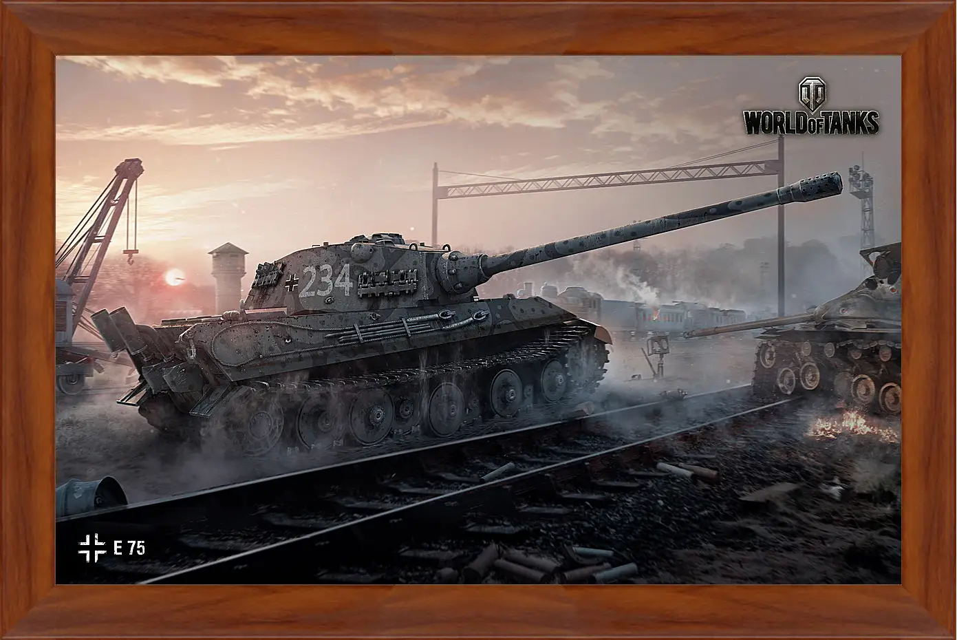 Картина в раме - World Of Tanks