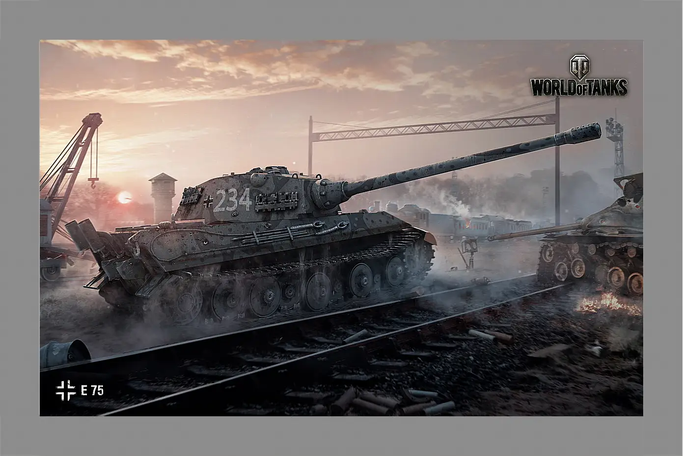 Картина в раме - World Of Tanks