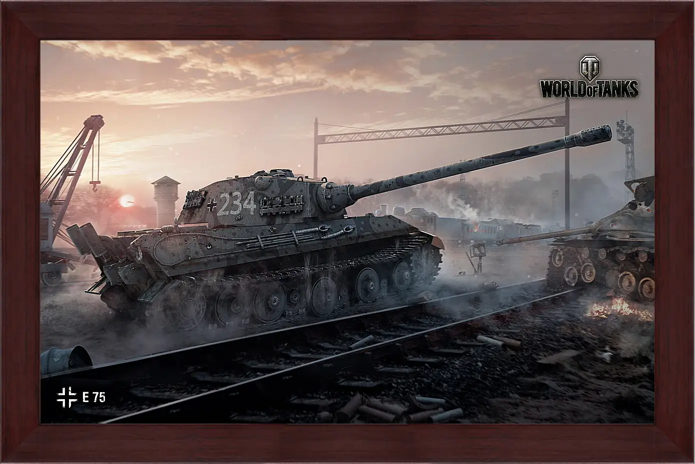 Картина в раме - World Of Tanks