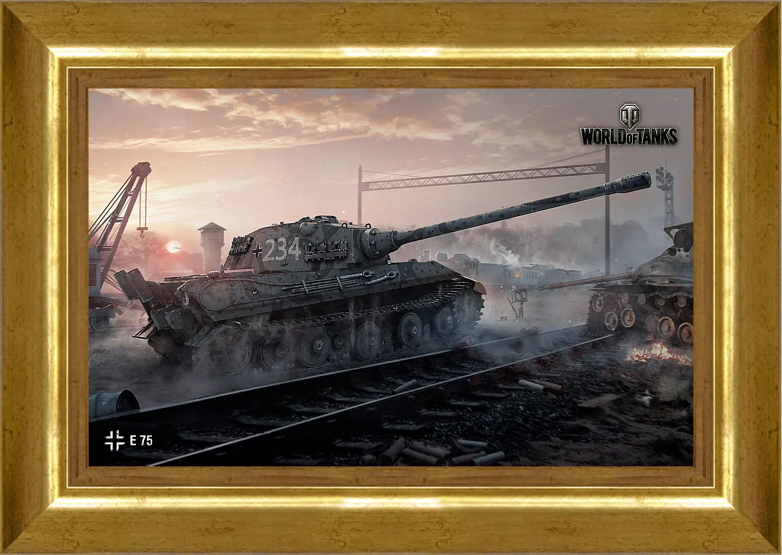 Картина в раме - World Of Tanks