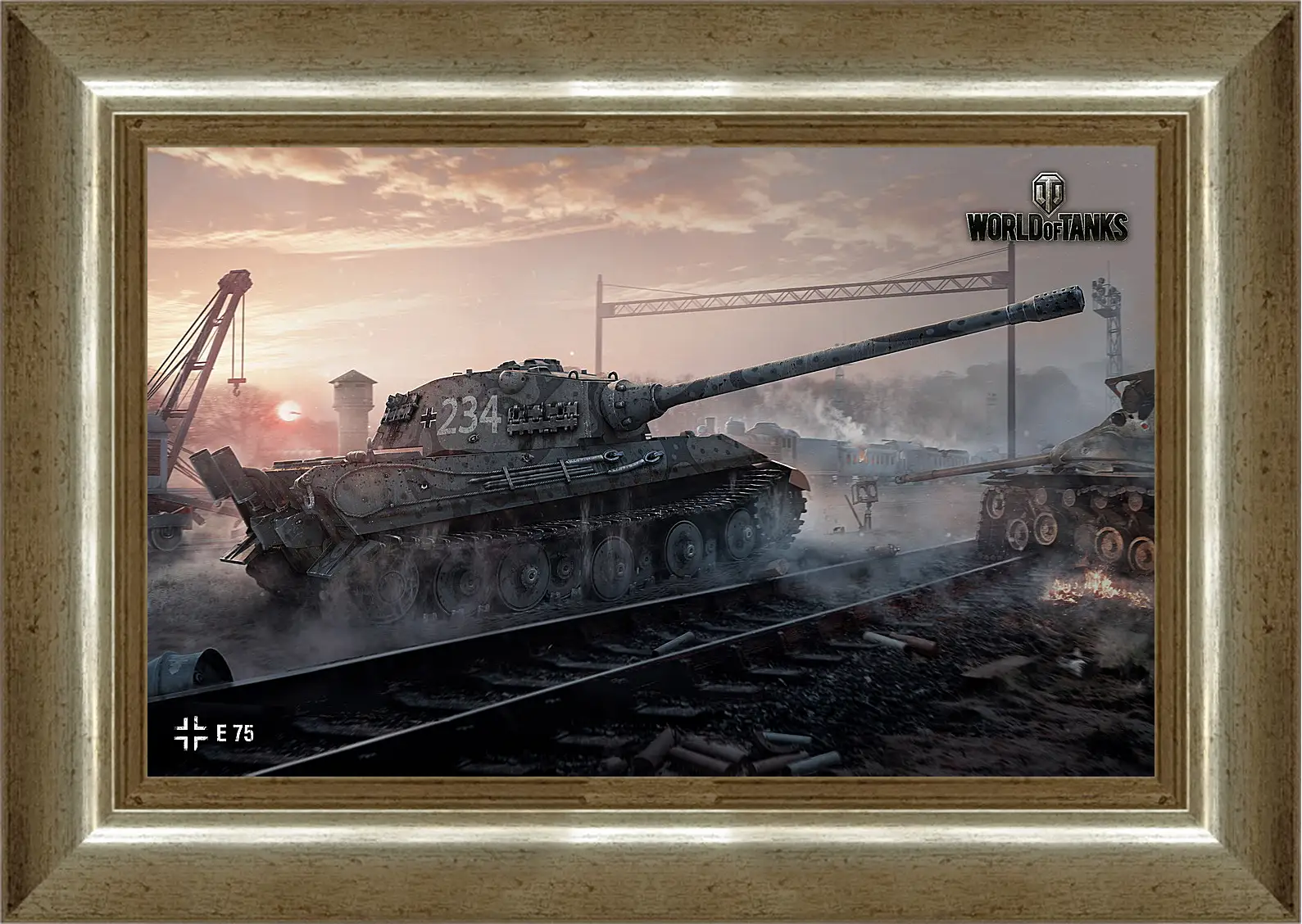 Картина в раме - World Of Tanks