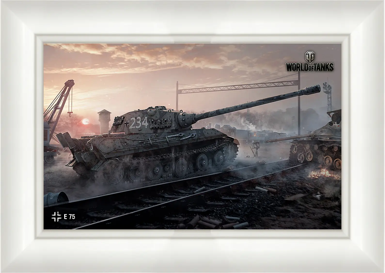 Картина в раме - World Of Tanks