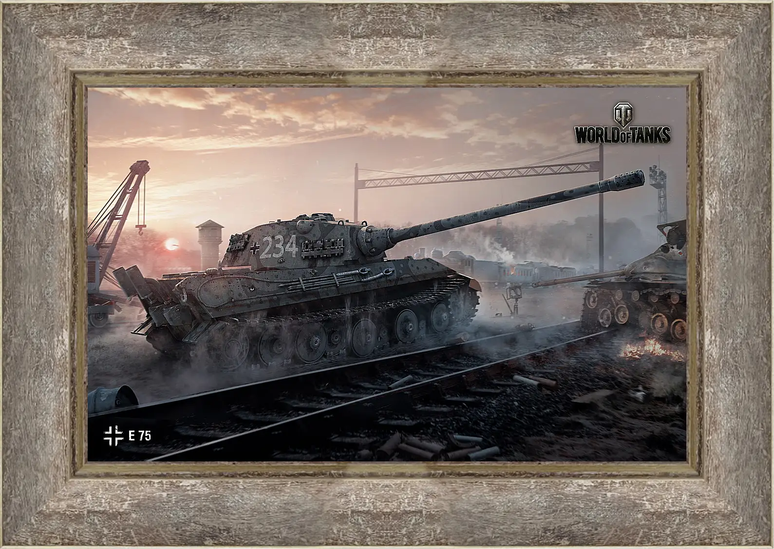 Картина в раме - World Of Tanks