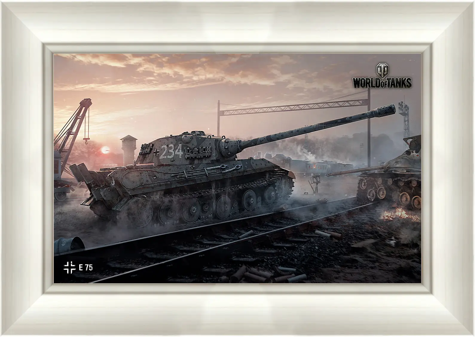 Картина в раме - World Of Tanks