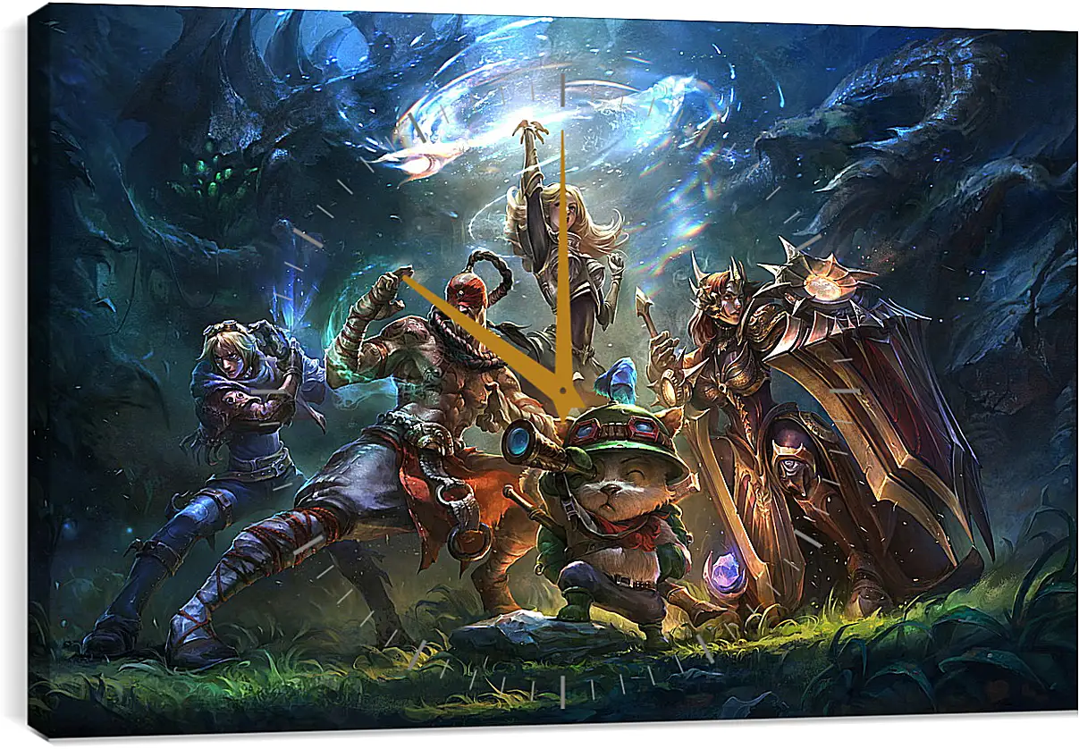 Часы картина - League Of Legends
