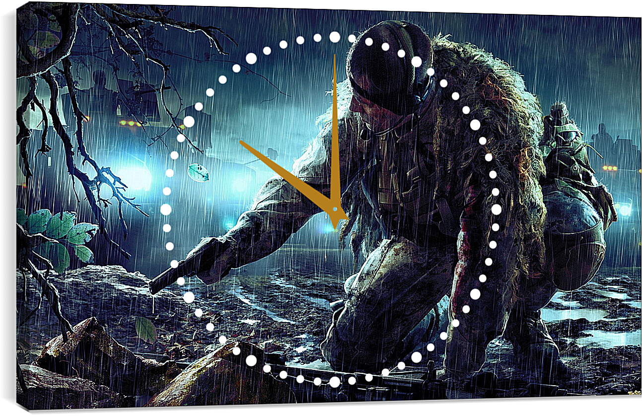 Часы картина - Sniper: Ghost Warrior 2
