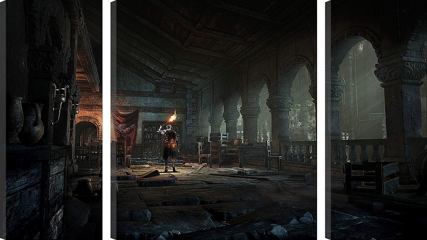 Модульная картина - Dark Souls III
