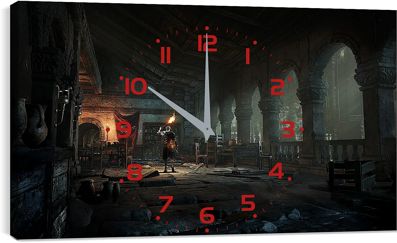 Часы картина - Dark Souls III
