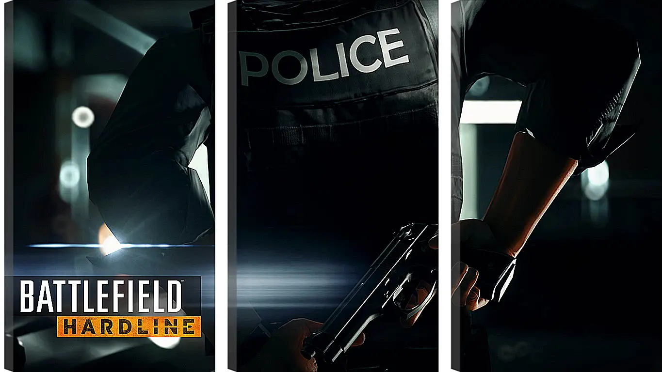 Модульная картина - Battlefield: Hardline