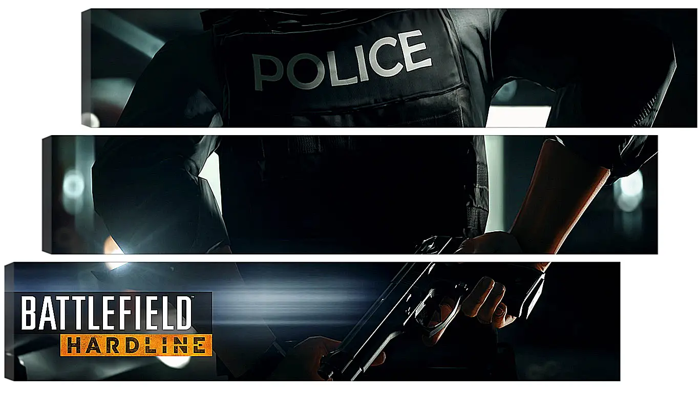 Модульная картина - Battlefield: Hardline