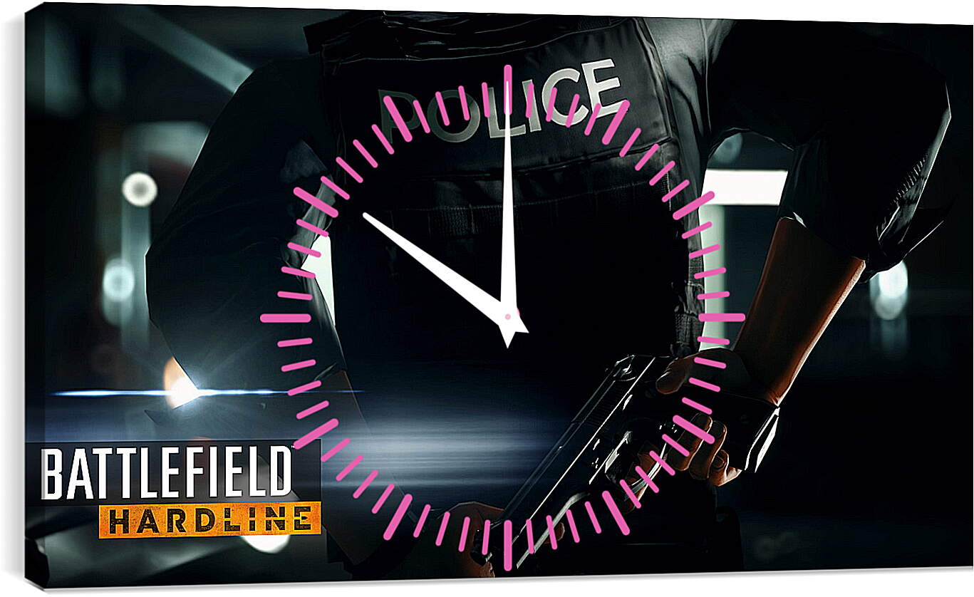 Часы картина - Battlefield: Hardline