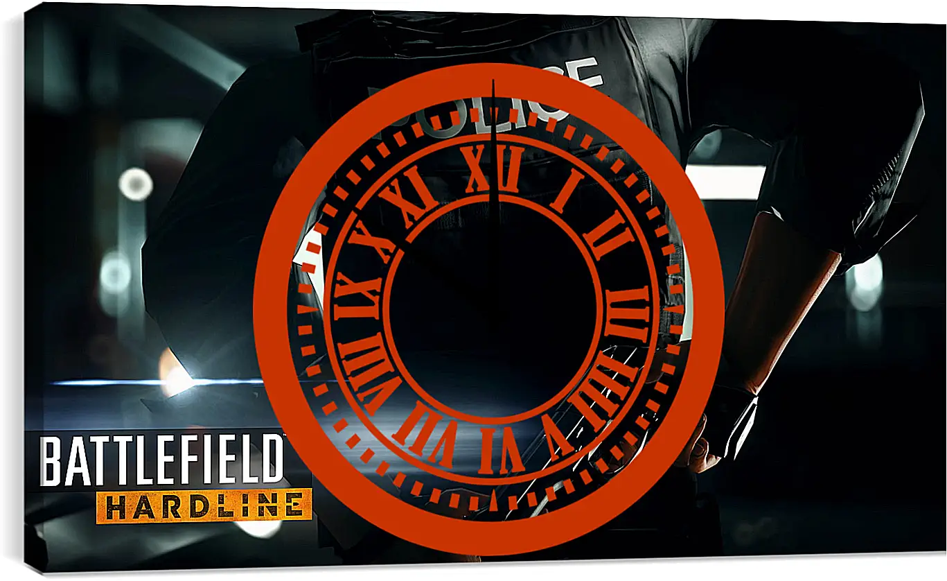 Часы картина - Battlefield: Hardline