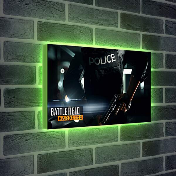 Лайтбокс световая панель - Battlefield: Hardline