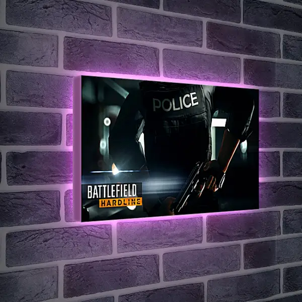 Лайтбокс световая панель - Battlefield: Hardline