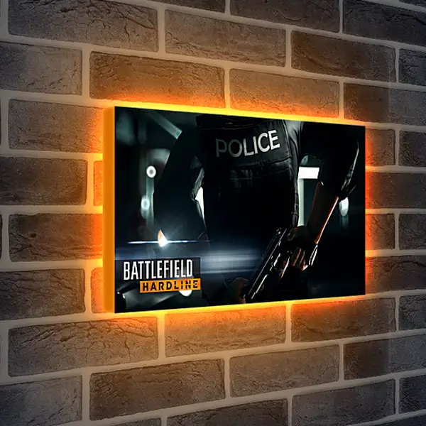 Лайтбокс световая панель - Battlefield: Hardline